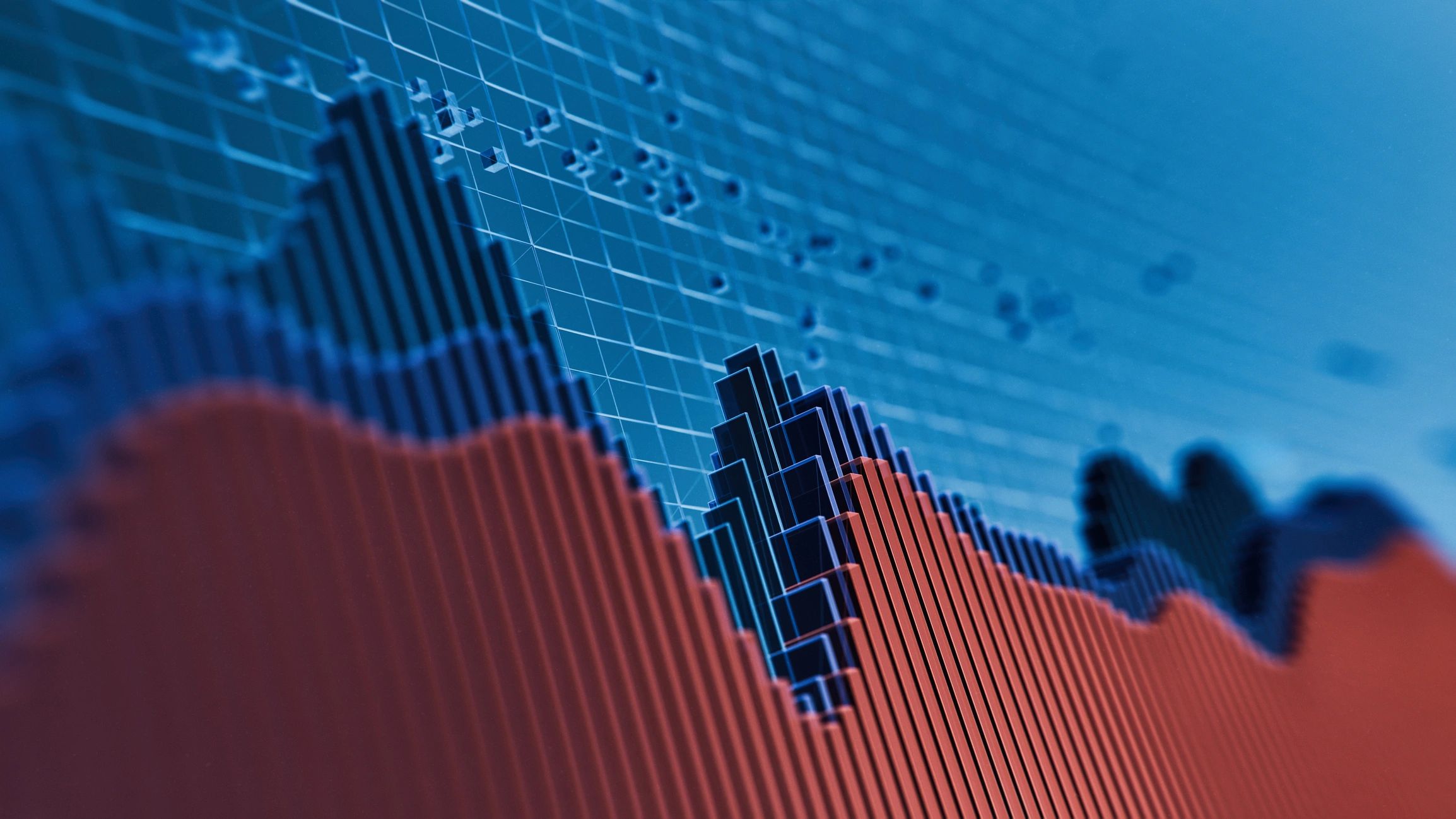 Digital analytics dashboard representing campaign performance